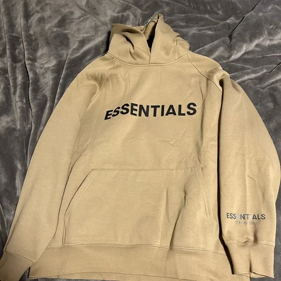 Essentials Sweaters Brand New Essentials Hoodie Color Khaki Poshmark